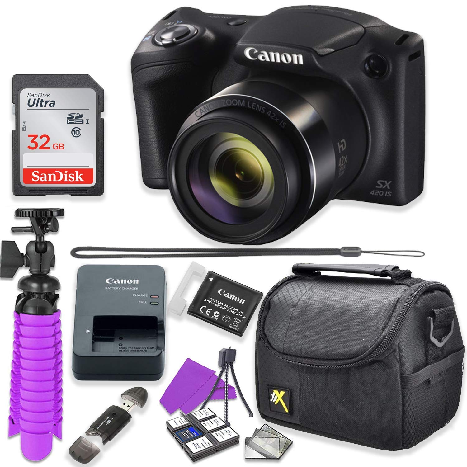 Amazon.com : Canon PowerShot SX420 is Digital Camera (Black